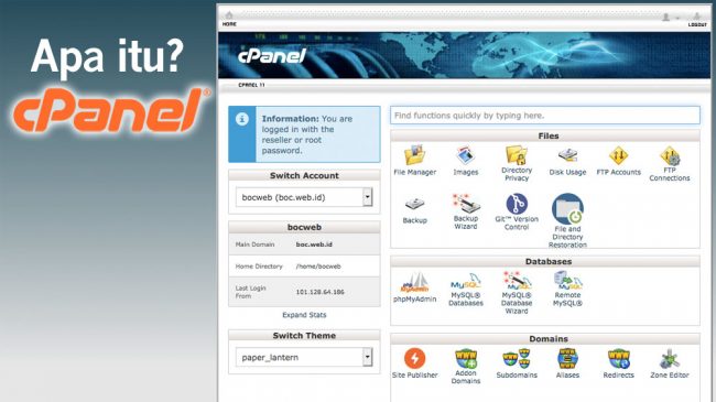 What is the significance of Cpanel
