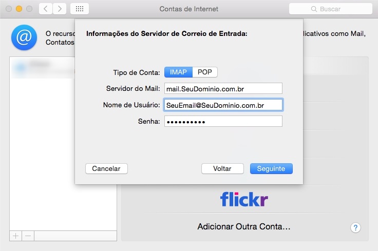incoming mail server information on macos