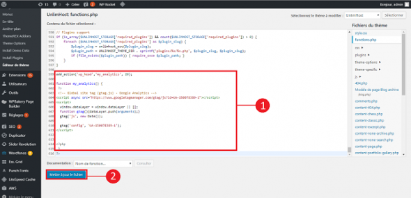 Google Analytics "width =" 590 "height =" 285 "srcset =" https://www.luhoster.com/wp-content/uploads/2019/11/1574102562_680_How-to-easily-install-Google-Analytics-on-WordPress.png 590w, https: // blog .lws-hosting.com / wp-content / uploads / 2019/10 / Screenshot_17-300x145.png 300w, https://blog.lws-hosting.com/wp-content/uploads/2019/10/Screenshot_17.png 643w "sizes =" (max. width: 590px) 100 vw, 590px