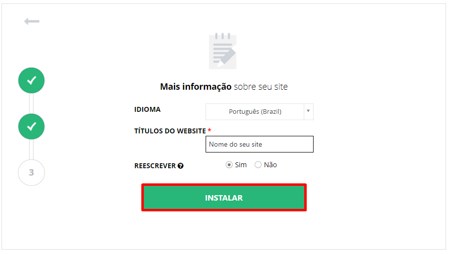 website create